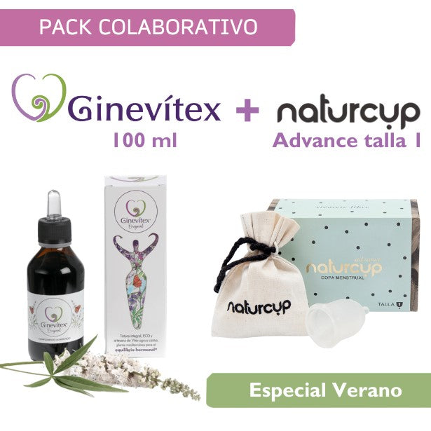 Pack Colaboración Ginevitex 100ml & Naturcup Advance